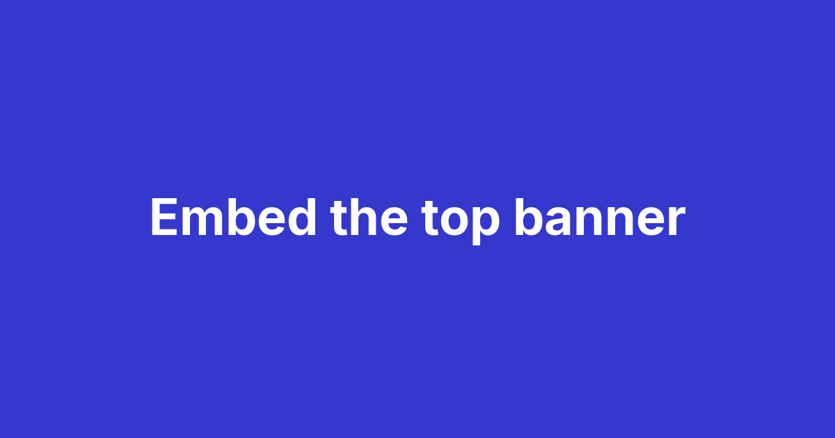 Magma top banner displayed at the top of a web page to capture visitor attention immediately on arrival