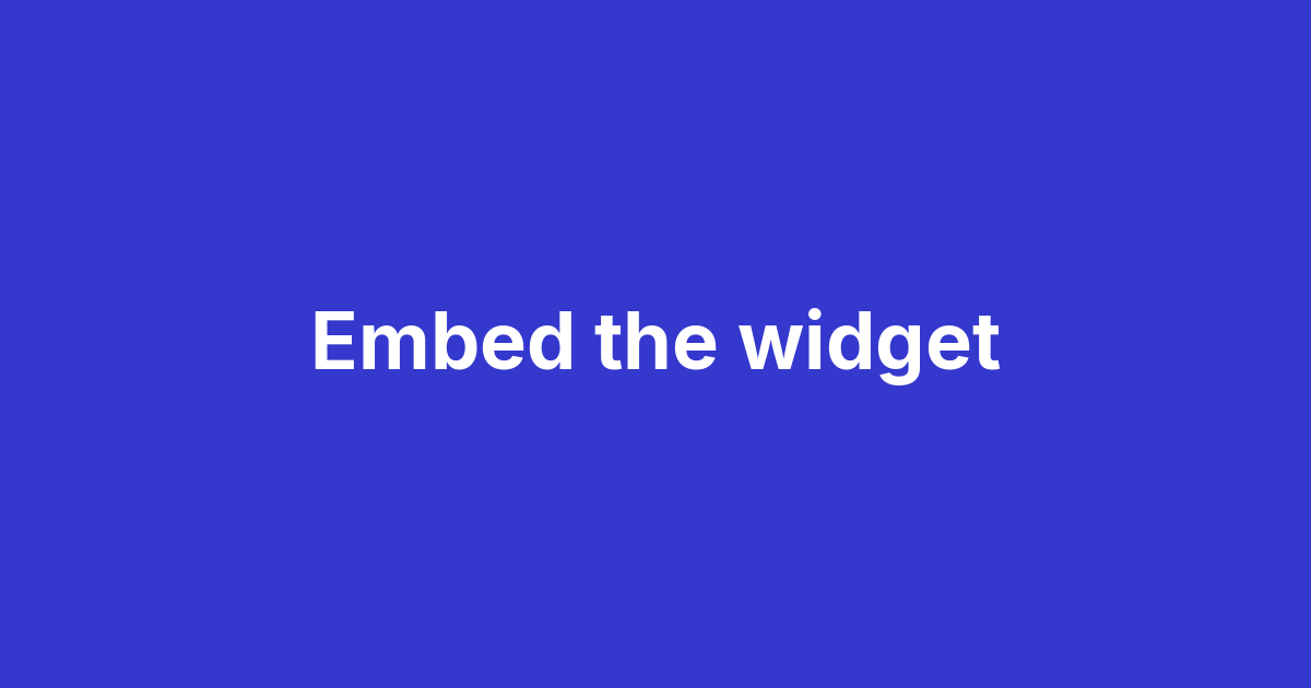 Installing the Magma widget on a website with campaignUuid and integrationUuid code snippets