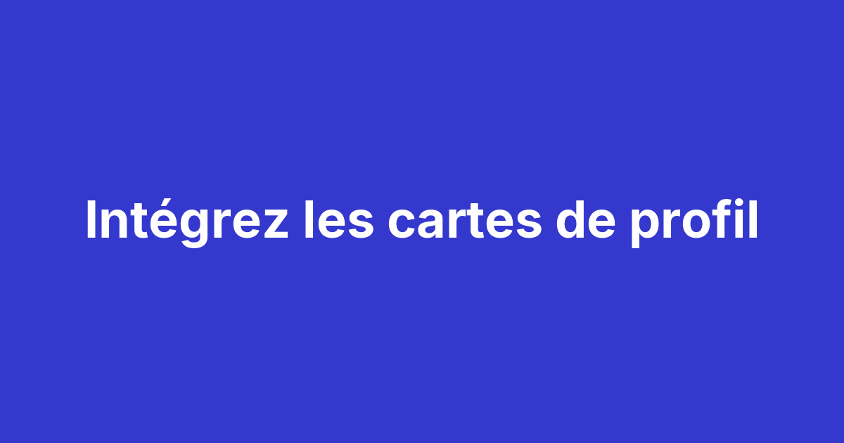 Intégration Block Magma affichant des cartes de profil d’ambassadeurs directement dans une page web via un div dédié